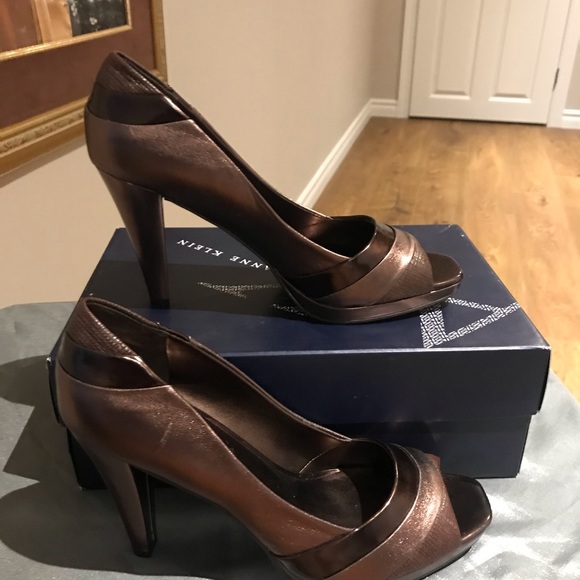 Anne Klein Constance open toed pump size 7.5 - Picture 4 of 6